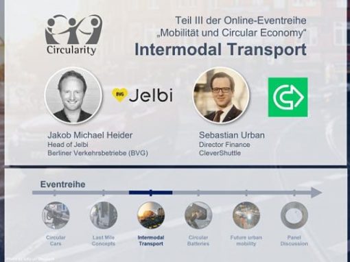 Intermodal Transport – Mobilität und CE Teil III