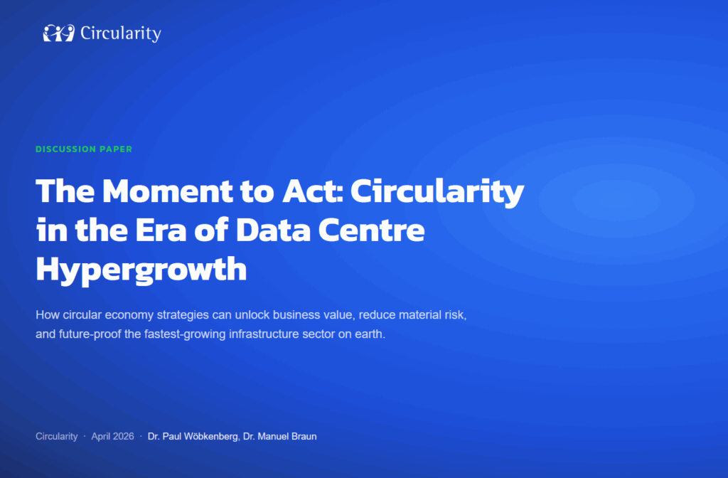 Discussion Paper: The Moment to Act: Circularity in the Era of Data Centre Hypergrowth